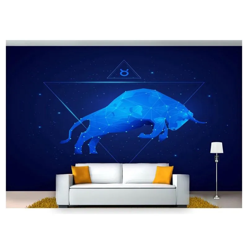 Papel De Parede Hóscopo Signos Capricórnio 6M² Hrs08