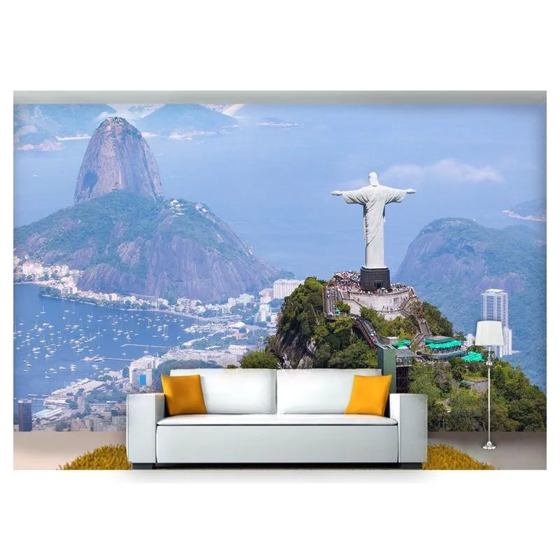 Papel De Parede Cidade Rio De Janeiro Cristo 6M² Ncd184