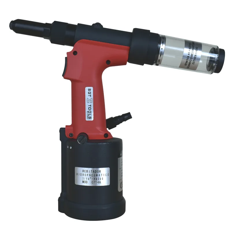Rebitador Hidropneumatico 3/16" C/ Vacuo SGT-0714 - SGT TOOLS 0701071400