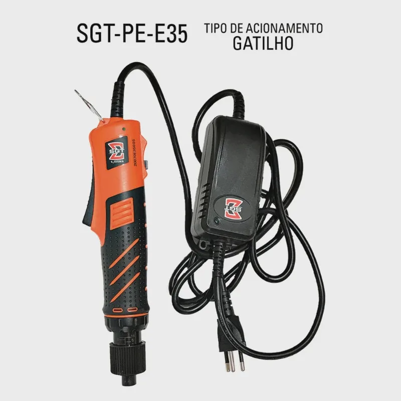 Parafusadeira Elétrica Semi-automática 0,3 a 3,5 Nm C/fonte