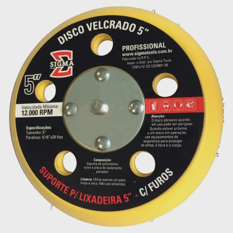 Disco Velcrado 3 s/ Furos 3cm X 3cm X 3cm.
