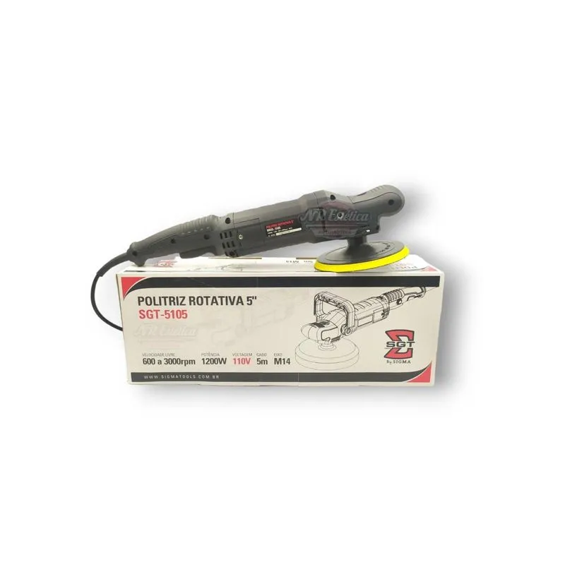 Politriz Rotativa 6 Polegadas Sgt5105 1200w 110v Sigma Tools