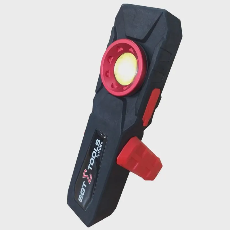 Lanterna de Inspecao Led Cob Recarregavel 10w 600lm Sgt8502