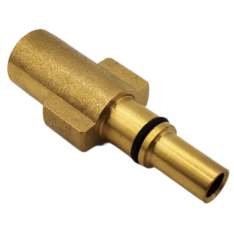 Adaptador Metal Canhão Espuma Snow Foam Rosca Fêmea 1/4 para Lavadoras Encaixe ar