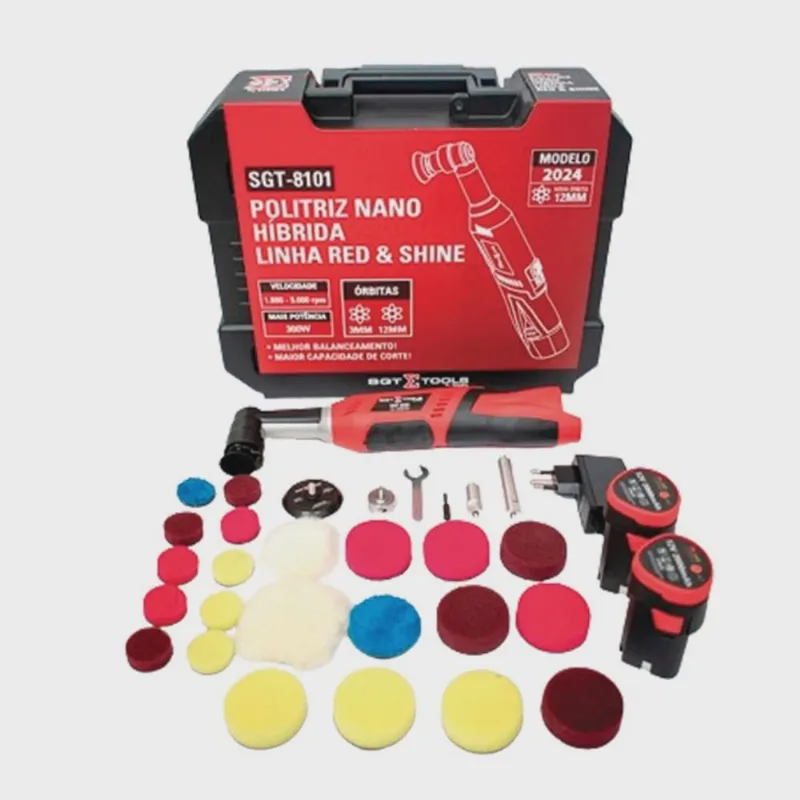 Politriz Nano Hibrida - Duas Baterias Bivolt 300w 12v