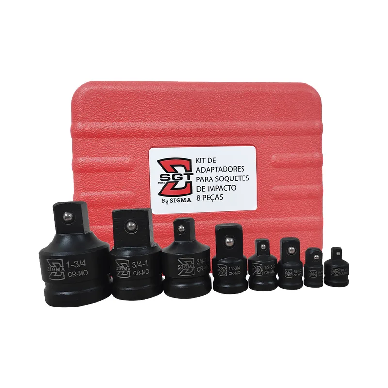 Kit De Adaptadores Para Soquetes De Impacto - 8 Peças - SGT TOOLS 0603191000
