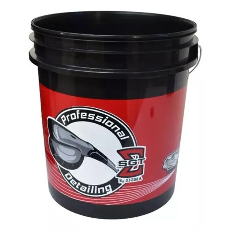 Balde Detailer Sigma Preto E Vermelho - 0699990038