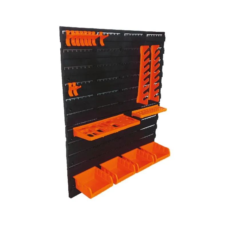 Painel Organizador De Ferramentas 18 Peças - Laranja - SGT TOOLS 0699990045