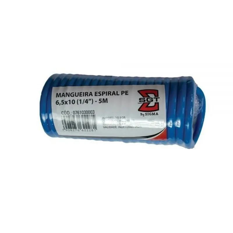 Mangueira Espiral Pe 6,5 X10 1/4" - 5m