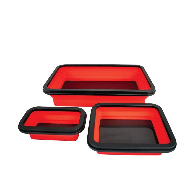 Kit 3 Bandejas Magnéticas Silicone - SGT TOOLS 0699990205