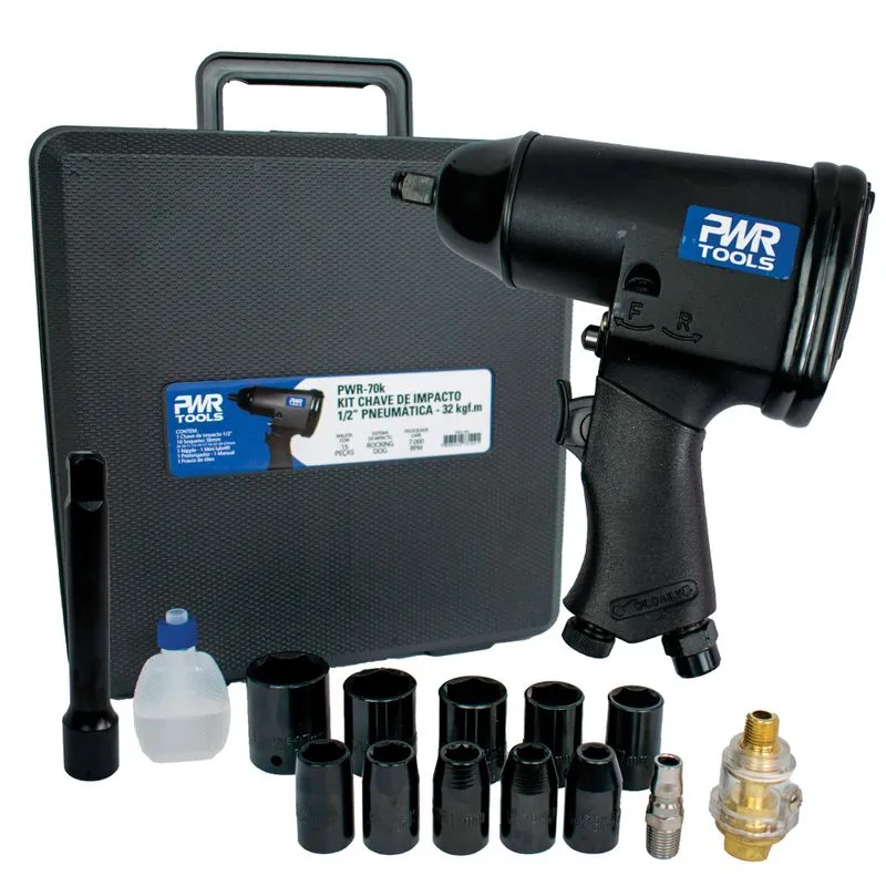 Chave De Impacto 1/2" - 32Kgf.M PWR-070K - SGT TOOLS 0701052201