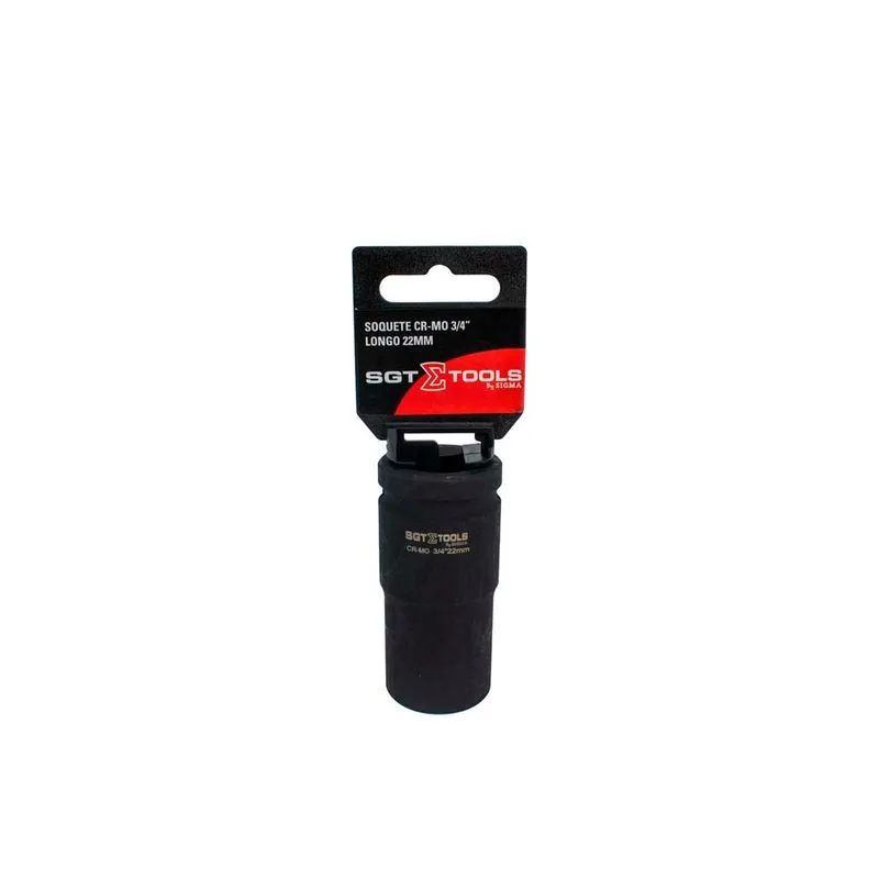 Soquete Cr-Mo 3/4" Longo 22mm - SGT TOOLS 0603122022