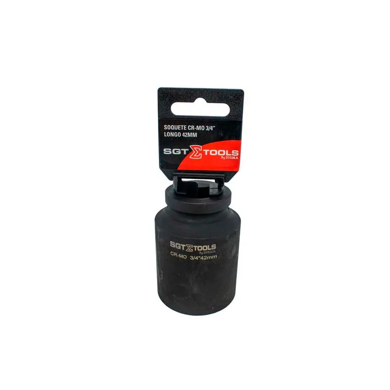 Soquete Impacto CR-MO 3/4" Longo 42mm - SGT TOOLS 0603122042