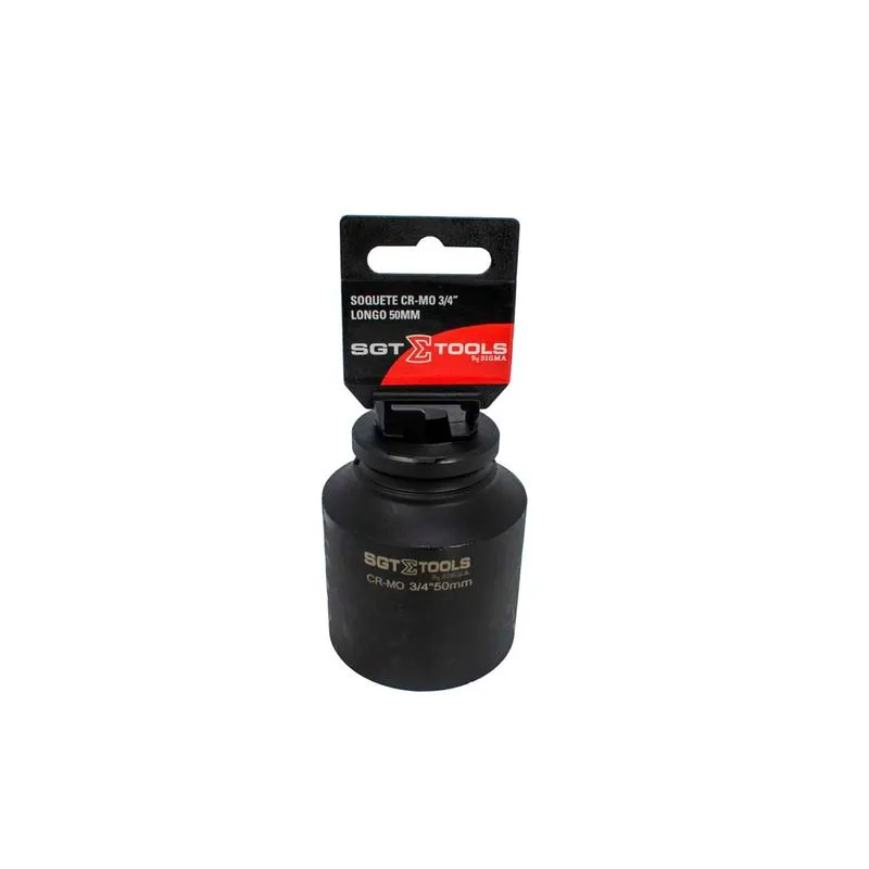 Soquete Impacto CR-MO 3/4" Longo 50mm - SGT TOOLS 0603123050