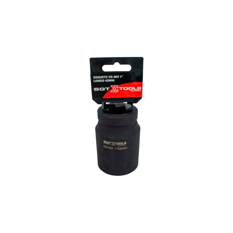 Soquete Impacto CR-MO 1" Longo 42mm - SGT TOOLS 0603123042