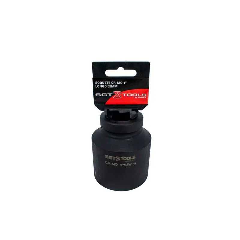 Soquete Impacto CR-MO 1" Longo 55mm - SGT TOOLS 0603123055