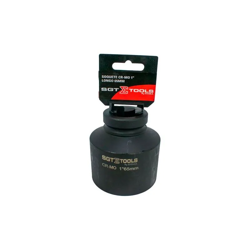 Soquete Impacto CR-MO 1" Longo 65mm - SGT TOOLS 0603123065