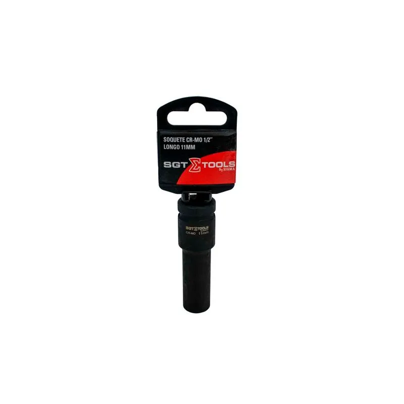 Soquete Impacto CR-MO 1/2" Longo 11mm - SGT TOOLS 0603121011