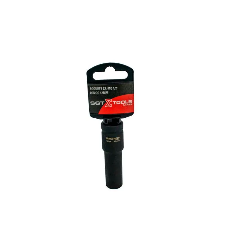 Soquete Impacto CR-MO 1/2" Longo 12mm - SGT TOOLS 0603121012