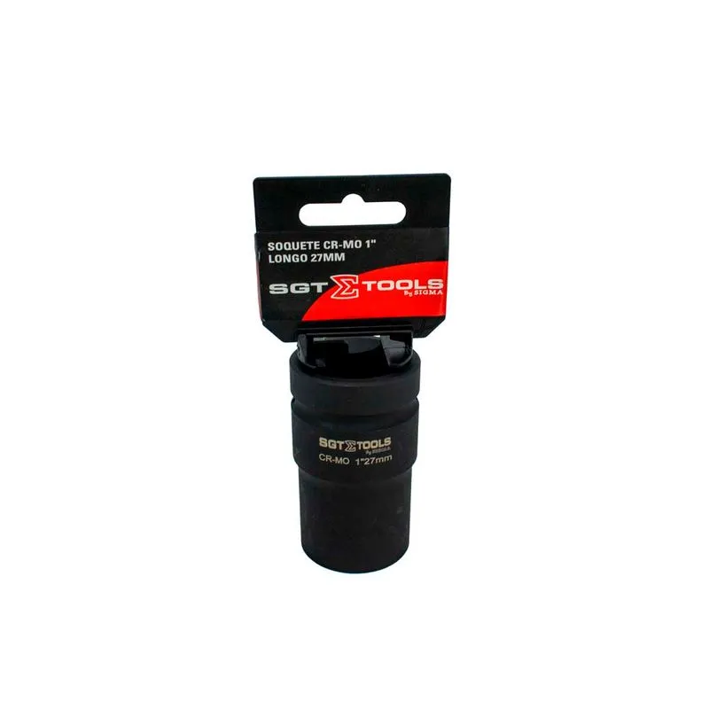 Soquete Impacto CR-MO 1" Longo 27mm - SGT TOOLS 0603123027