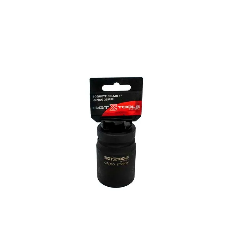 Soquete Impacto CR-MO 1" Longo 36mm - SGT TOOLS 0603123036