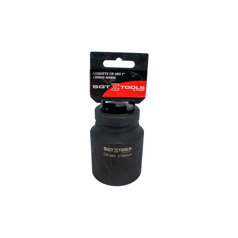 Soquete Impacto CR-MO 1" Longo 46mm - SGT TOOLS 0603123046
