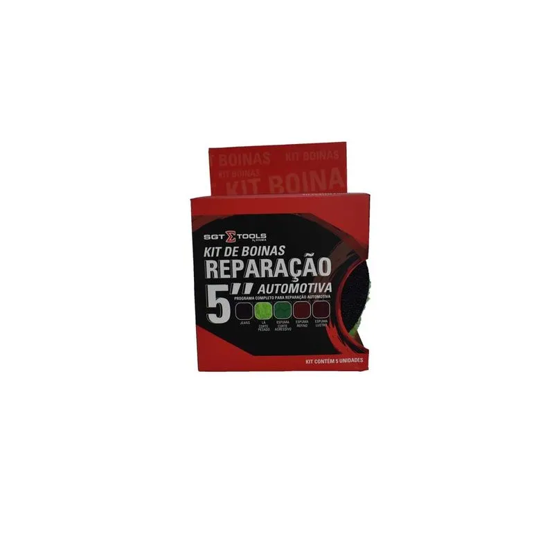 Kit Boinas Reparação 5" 5 Peças - SGT TOOLS 0752013745