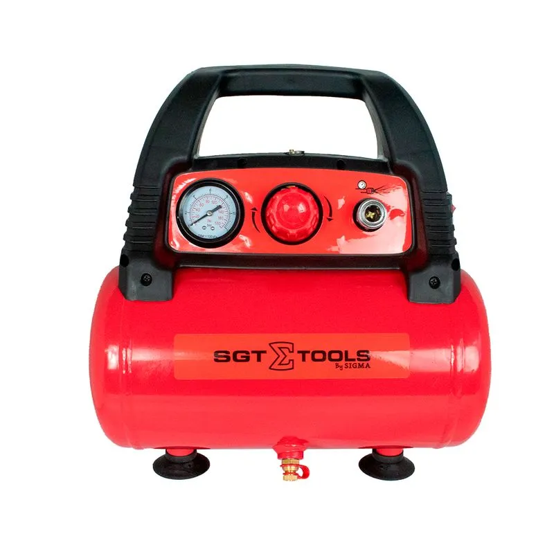 Compressor Ar Isento Óleo 6L 1,5HP 6PCM - SGT TOOLS 0708010102