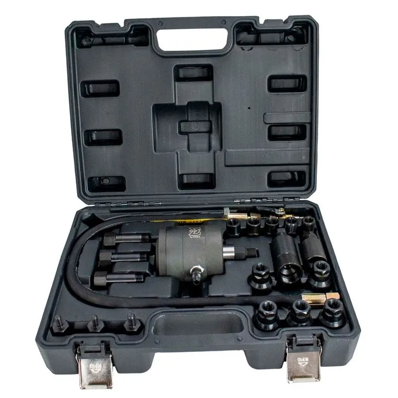 Conjunto Ferramenta Pneumática Extração Bico Injetor Diesel 21 Peças SGT-9812 - SGT TOOLS 0699981200