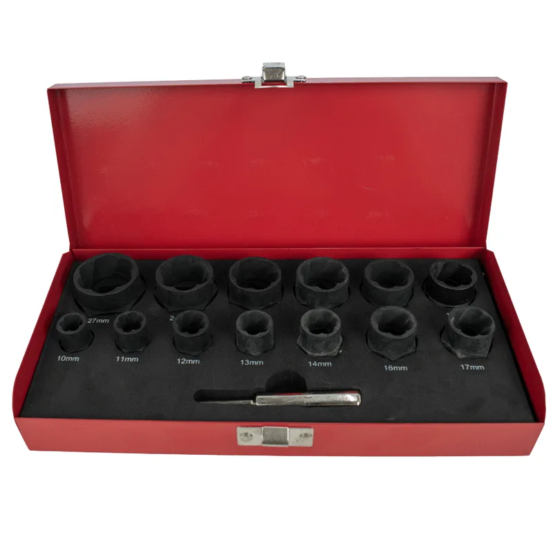 Kit Extratores Parafusos E Porcas Danificadas 14 Peças - SGT TOOLS 0699930043