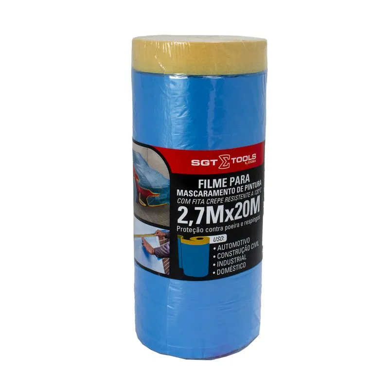 Filme Mascaramento Pintura 1,4m x 20m - SGT TOOLS 1901041420