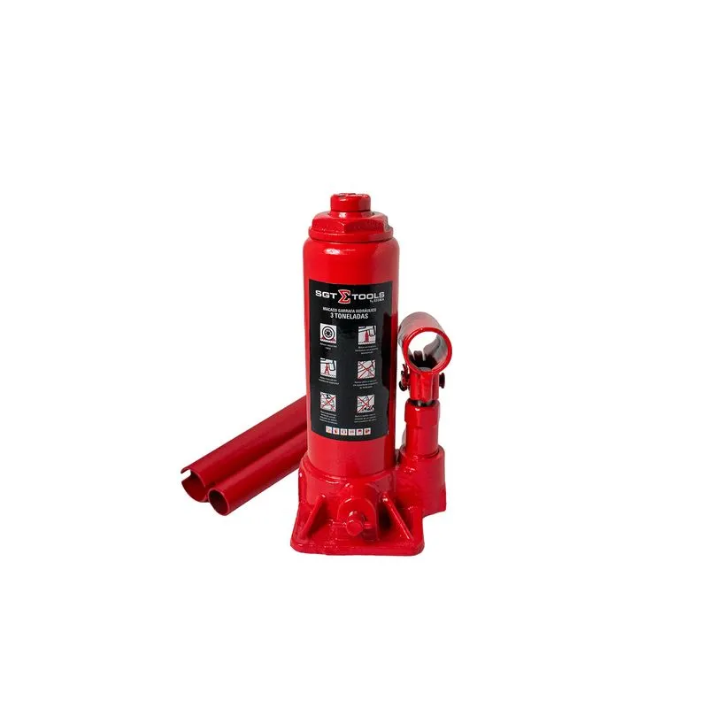 Macaco Garrafa Hidráulico 3 Toneladas - SGT TOOLS 0706220103