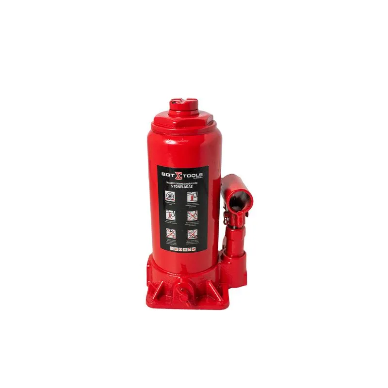 Macaco Garrafa Hidráulico 5 Toneladas - SGT TOOLS 0706220105