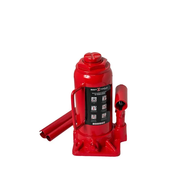 Macaco Garrafa Hidráulico 10 Toneladas - SGT TOOLS 0706220110