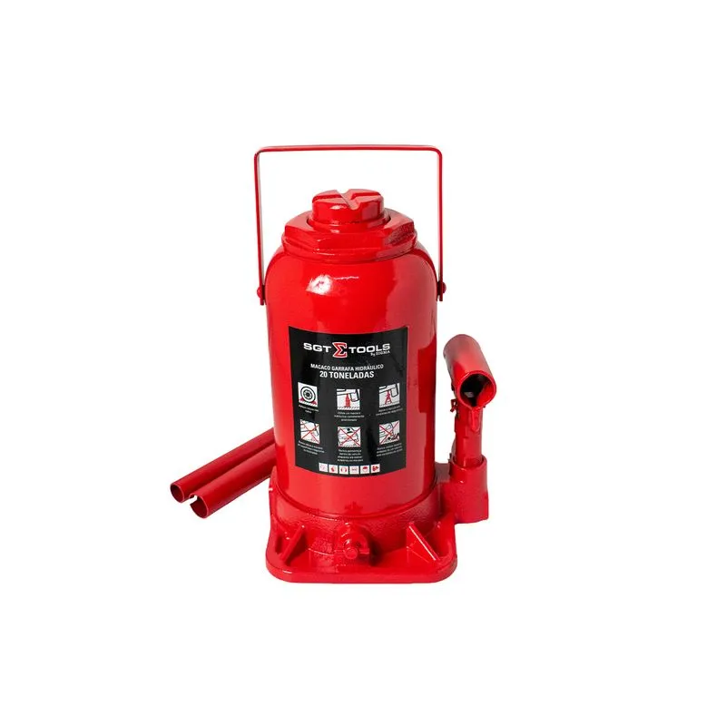 Macaco Garrafa Hidráulico 20 Toneladas - SGT TOOLS 0706220120