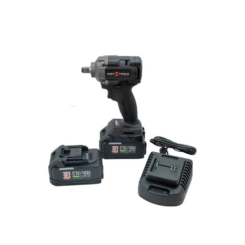 Chave Impacto 1/2" 600Nm com 2 Baterias Brushless Black Series SGT-7580 - SGT TOOLS 0703758000