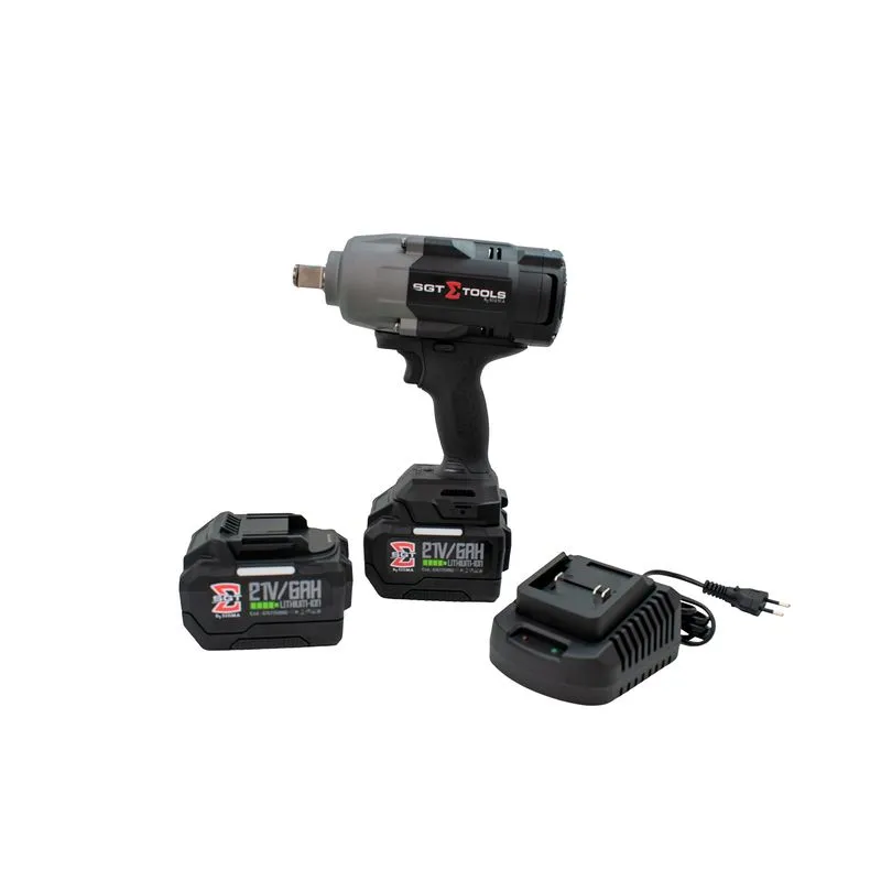 Chave Impacto 3/4" 2000Nm com 2 Baterias Brushless Black Series SGT-7586 - SGT TOOLS 0703758600