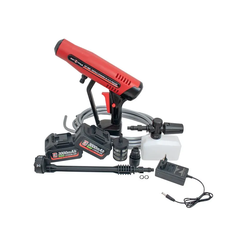 Pistola Lavadora Alta Pressão A Bateria SGT-8602 - SGT TOOLS 0703860200