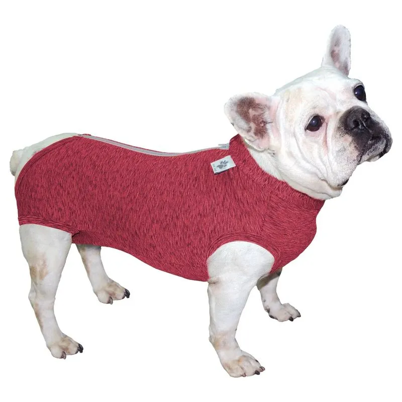 Roupa Pós Cirúrgica Fit para Cães Buldogue Francês Rosa G