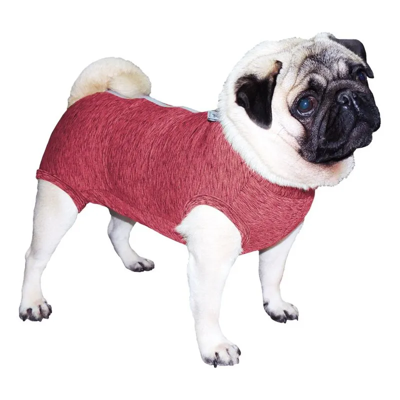 Roupa Protetora Pós Cirúrgica Fit para Cães - Pug - Rosa M