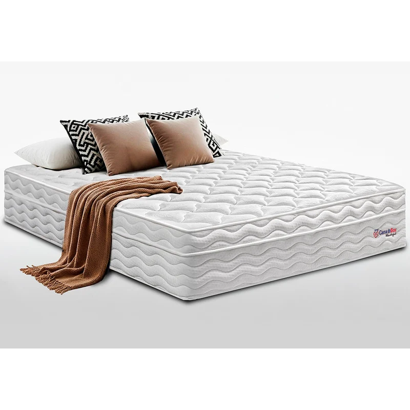 Colchão com Molas Ensacadas Cama inBox Wonderful Branco / Queen