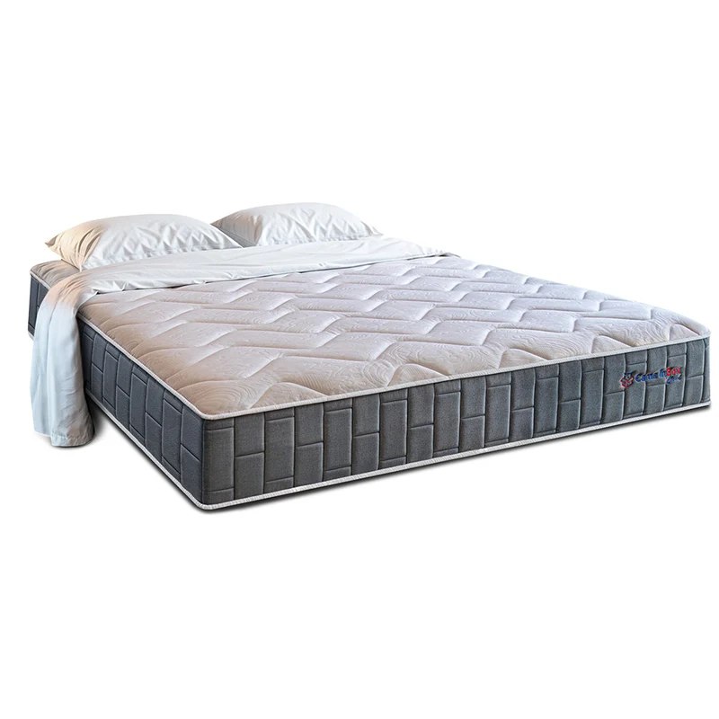 Colchão com Molas Ensacadas Cama inBox Cloud Cinza / Casal