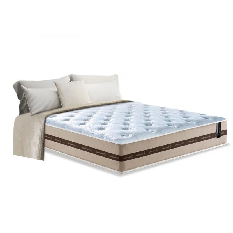 Colchão De Molas Casal Cama Inbox Smart Pró 138x188x22 Bege