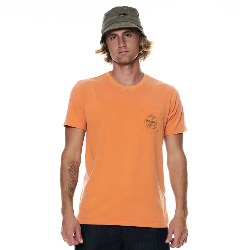 Camiseta manga curta masculina outdoor edtion stamp Mormaii Laranja M