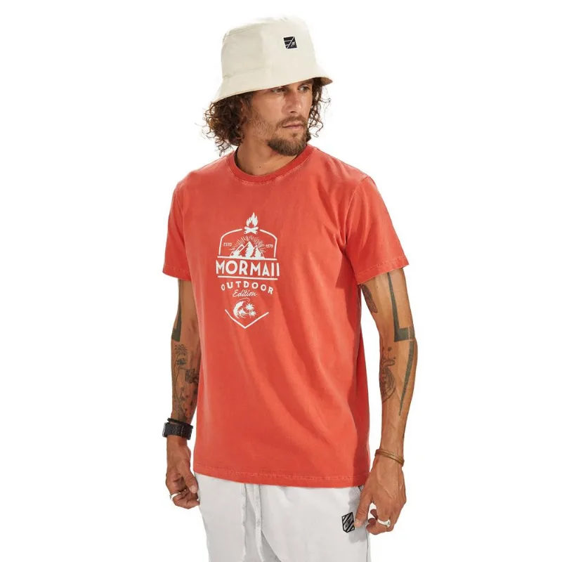 Camiseta masculina outdoor edition surf camp Mormaii Vermelho M