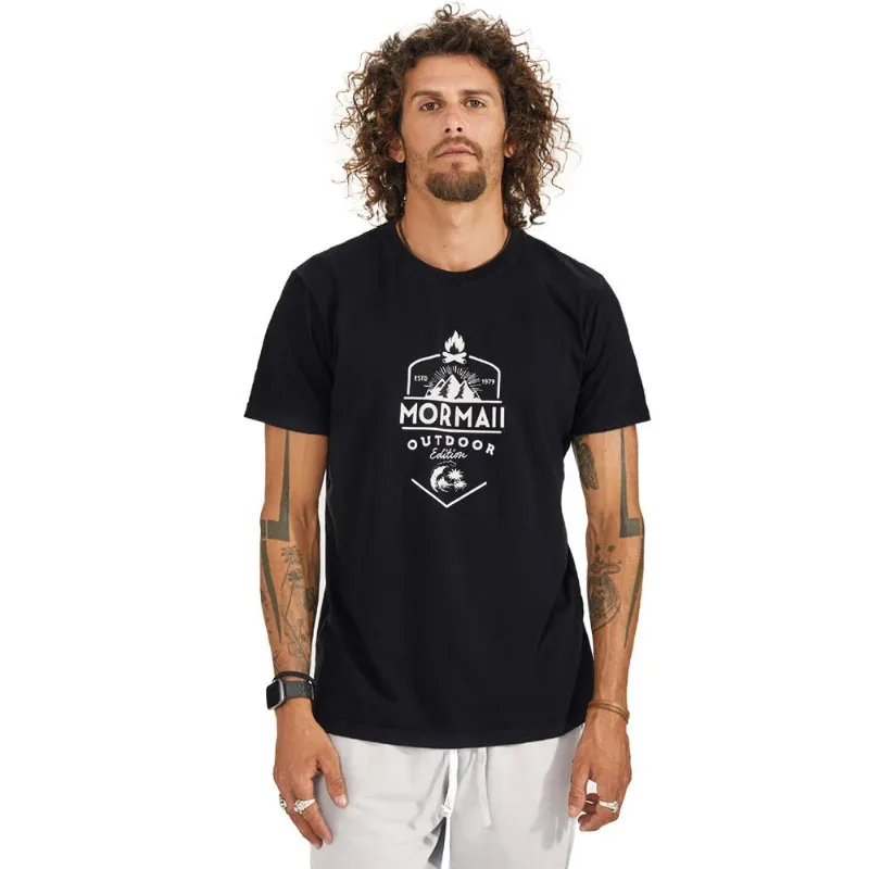 Camiseta masculina outdoor edition surf camp Mormaii Preto M