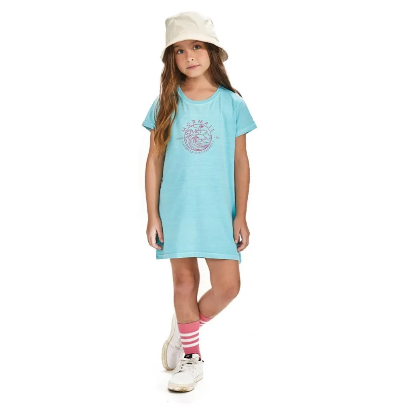 Vestido feminino infantil outdoor edition paradise Mormaii Azul 6