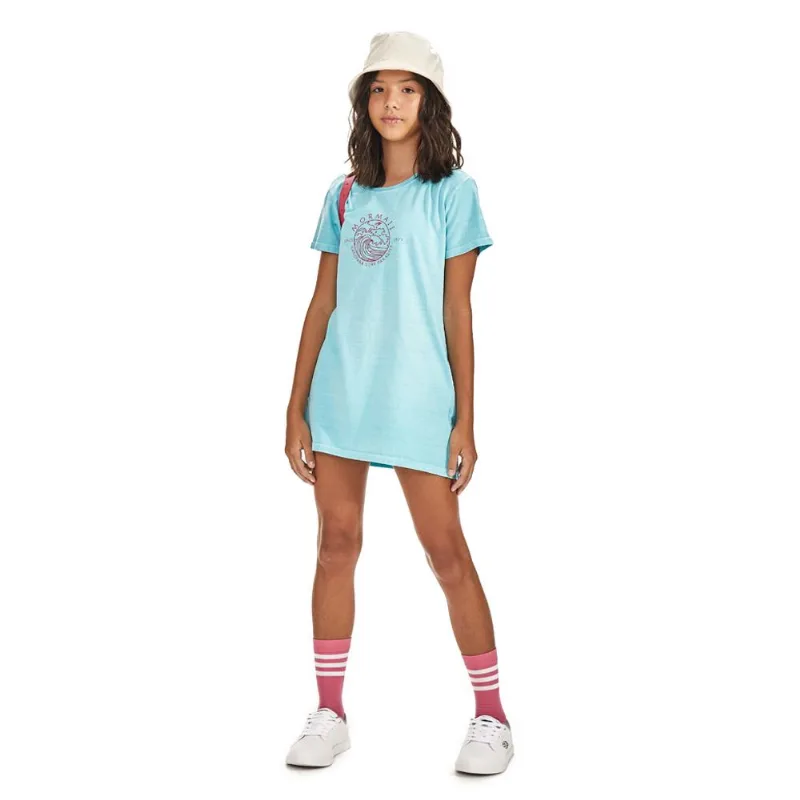 Vestido feminino juvenil outdoor edition paradise Mormaii Azul 10