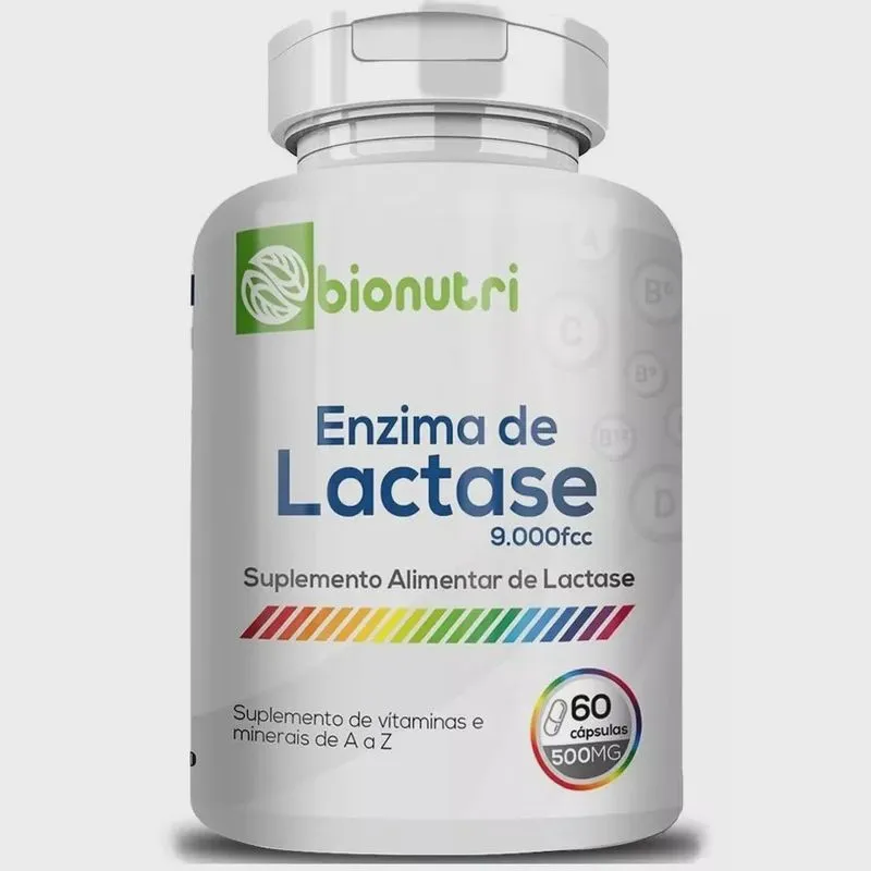 Enzima Lactase - (60 Capsulas) - Bionutri