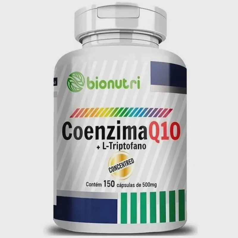 Coenzima Q10 + L-Triptofano - (150 Capsulas) - Bionutri